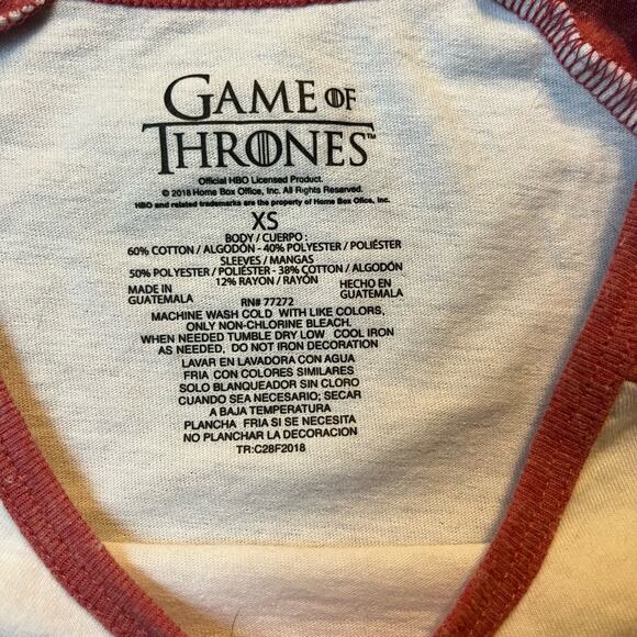 Game Of Thrones Women's XS I Am Not Your Little Princess Graphic T-shirt - Picture 3 of 4